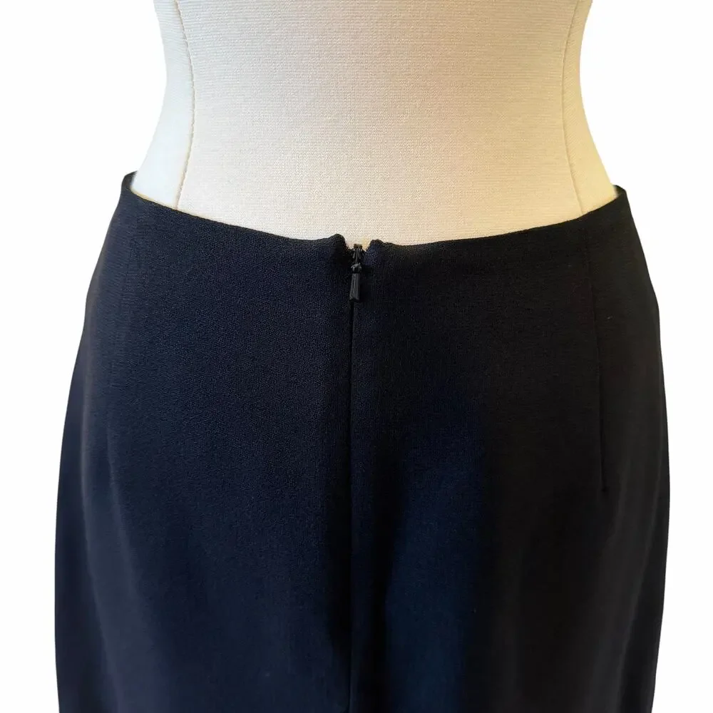Vintage Y2K Bebe Black Rhinestone Buckle Low Rise Mini Skirt Size 4